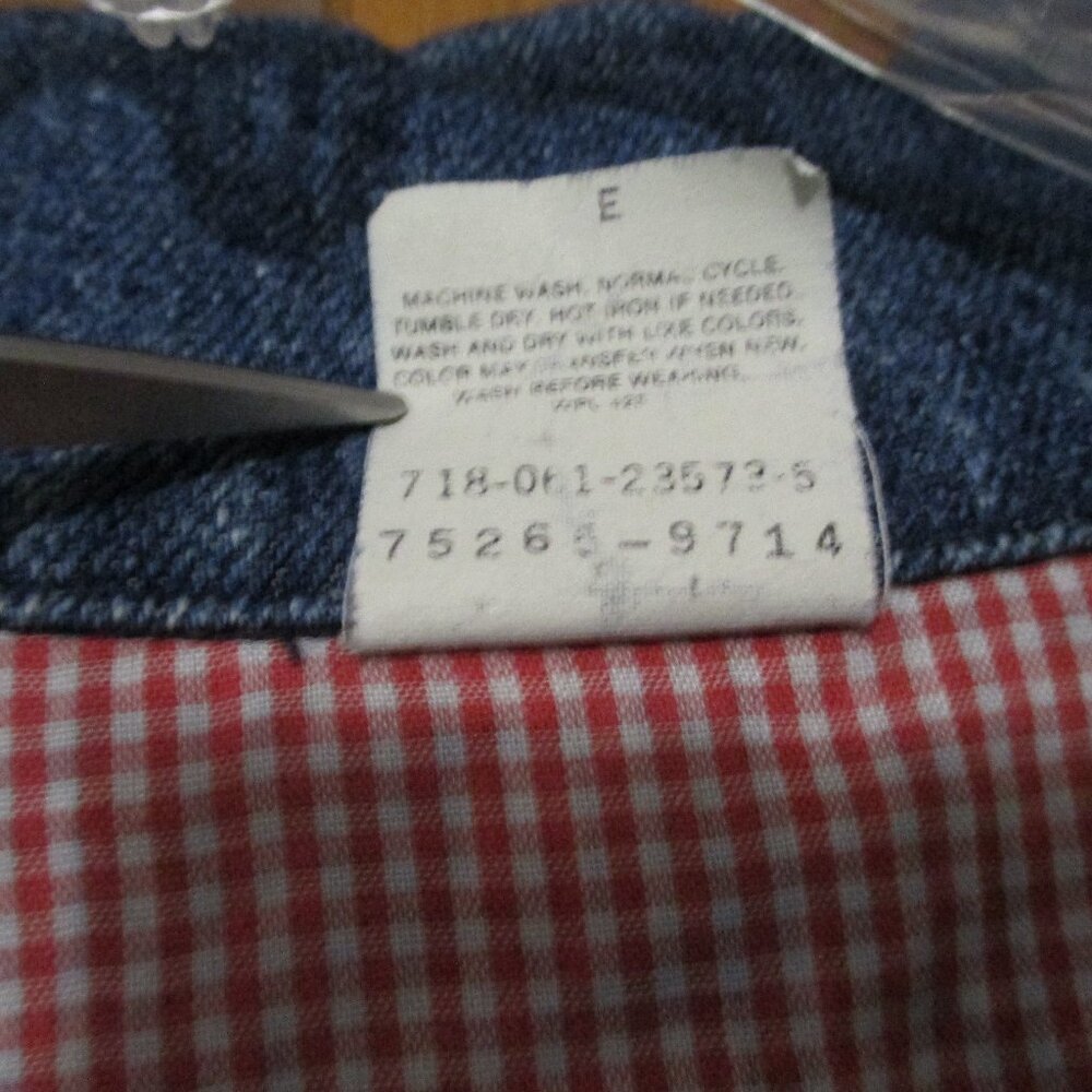 Dockers by Levi's Vintage Barn Chore Utility Denim Jacket for Women size M - Picture 4 of 12